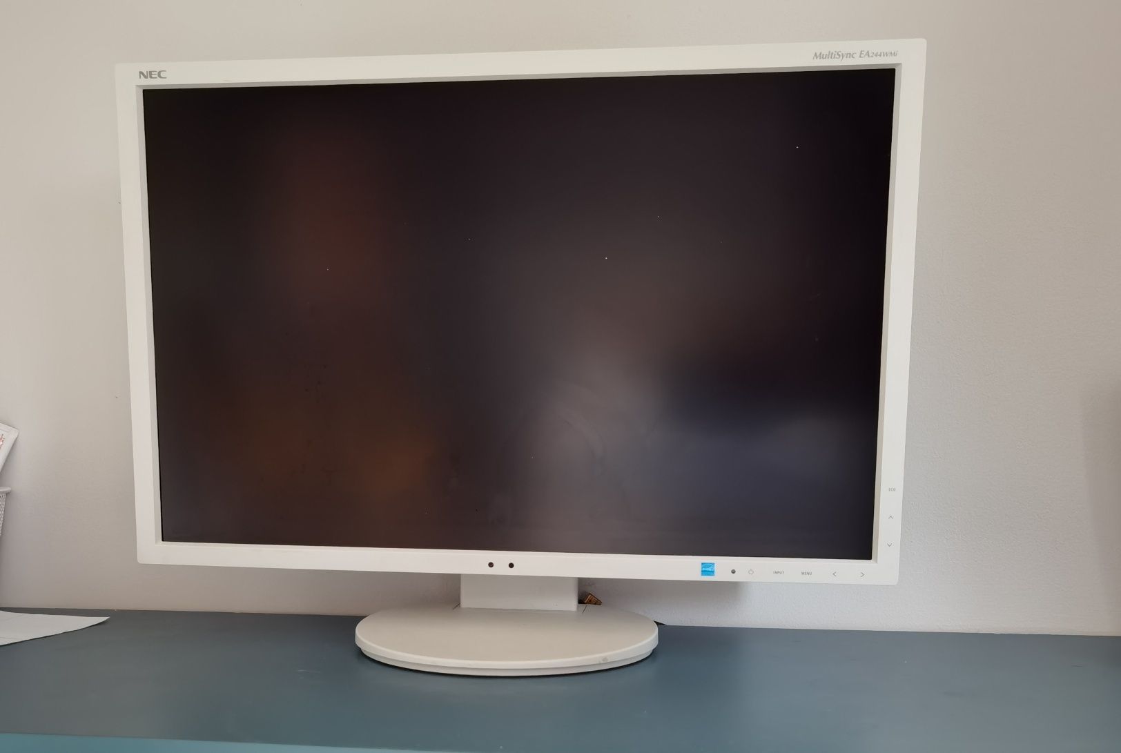 Monitor NEC EA244WMi 24" biały IPS LED FHD+, stan idealny okazja