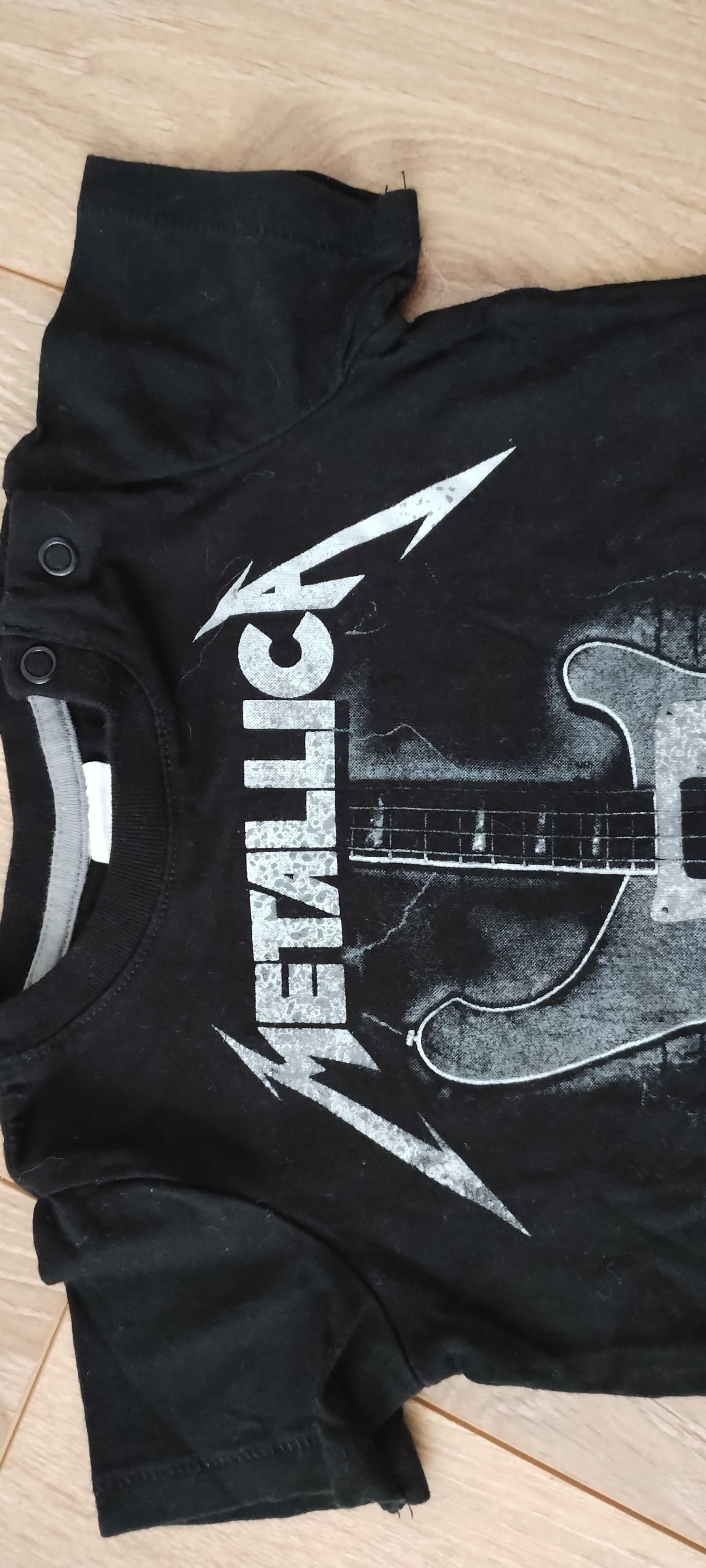 tshirt Metallica dla niemowlaka 68 4-6 miesięcy
