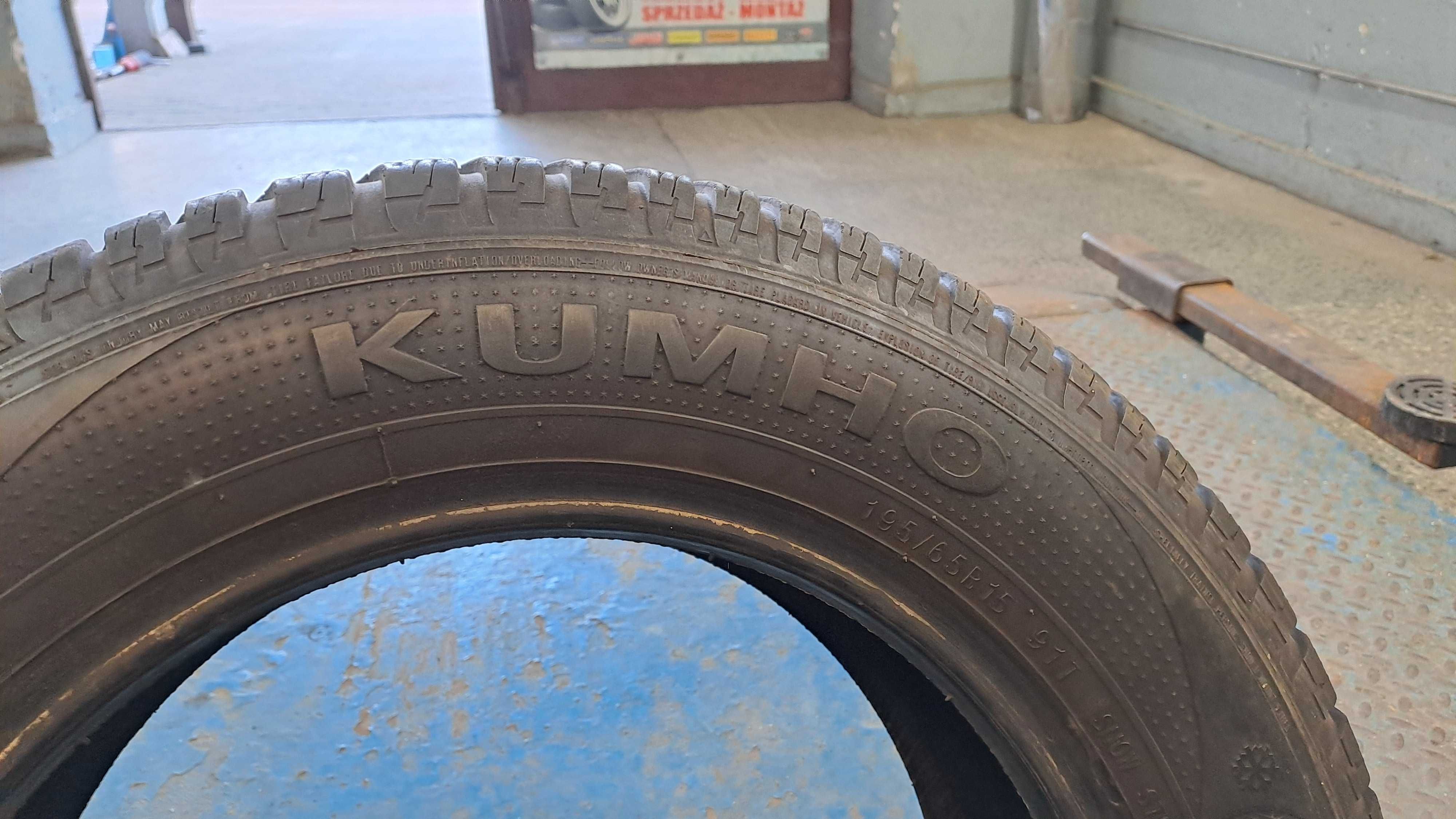 195/65r15 kumho i zen kw23 opona pojedyncza 1szt 6mm bieznik