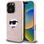 Etui Karl Lagerfeld 3D Rubber Monogram & Choupette na iPhone 16 Pro -