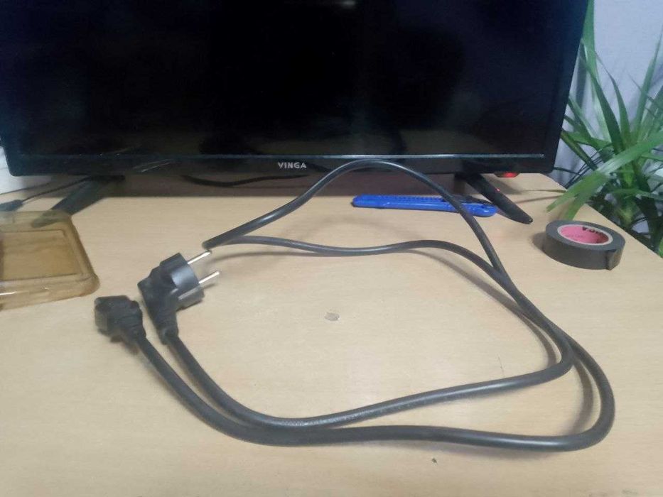 Кабель питания для монитора либо компьютера б/у