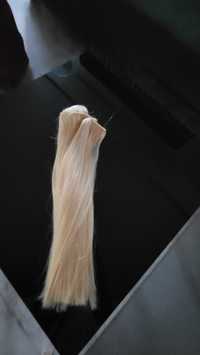 Wlosy 100% naturalne , blond clip in