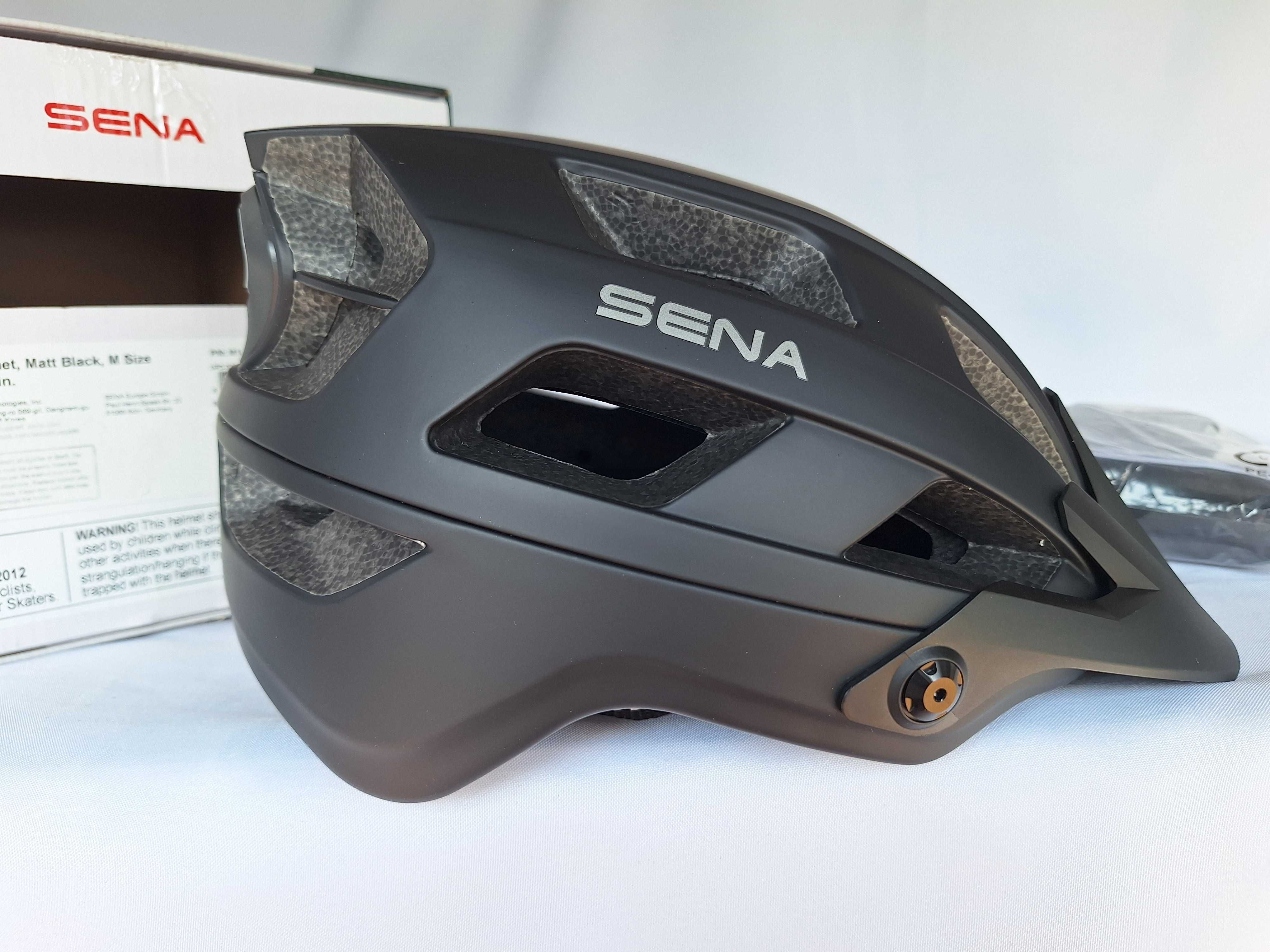 Kask rowerowy Sena Smart MTB Helmet M1 Matt Black M 55-59cm
