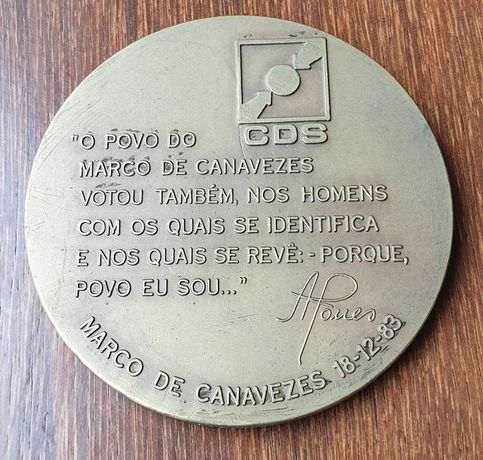 Medalha Bronze Avelino Ferreira Torres CDS