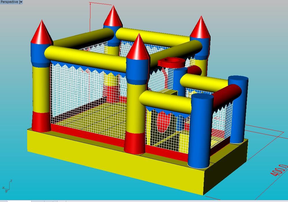 Insuflável Castelo de bolas em pvc (Novo)