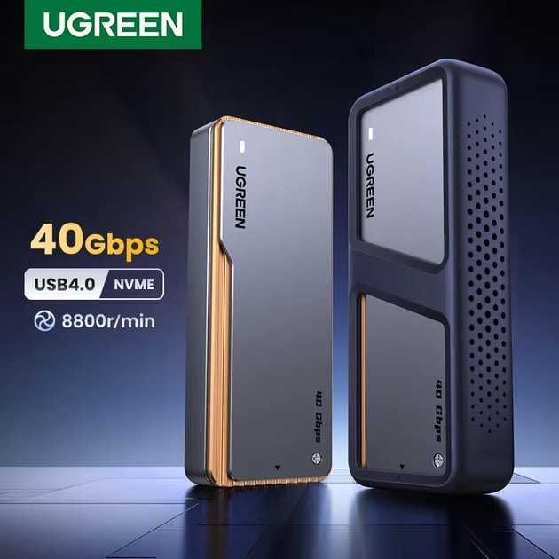 Ugreen SSD карман M2 NVME 40Gbps USB 4.0 (CM642)