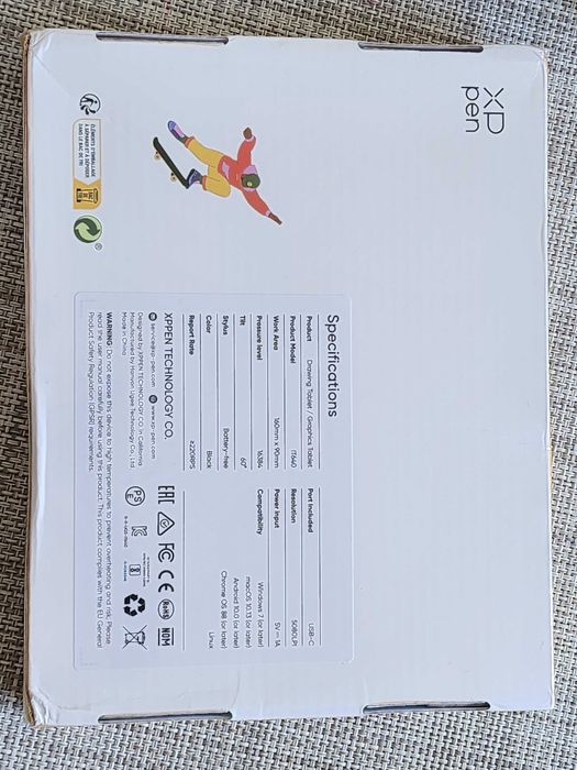 Графічний планшет XP-Pen Deco 640