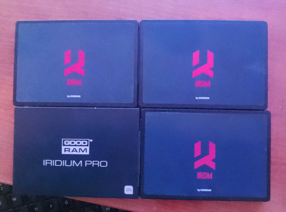 4 dyski ssd goodram (3 idrm) i 1 IRIDIUM PRO 240GB - cena za 4 dyski.