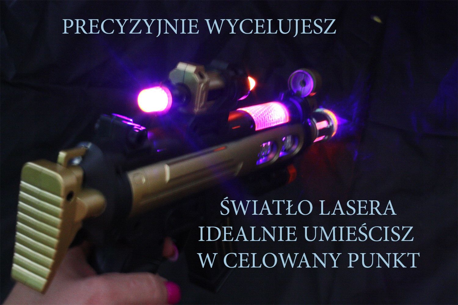 Karabin Laserowy Z Dźwiękiem Pistolet
