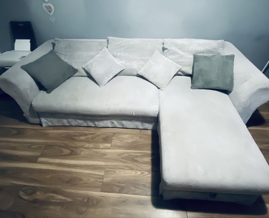 Narożnik z funkcją spania  Black Red White