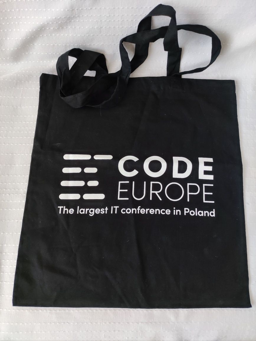 Eko-torba bawełniana IT guy CodeEurope z największej konferencji IT w