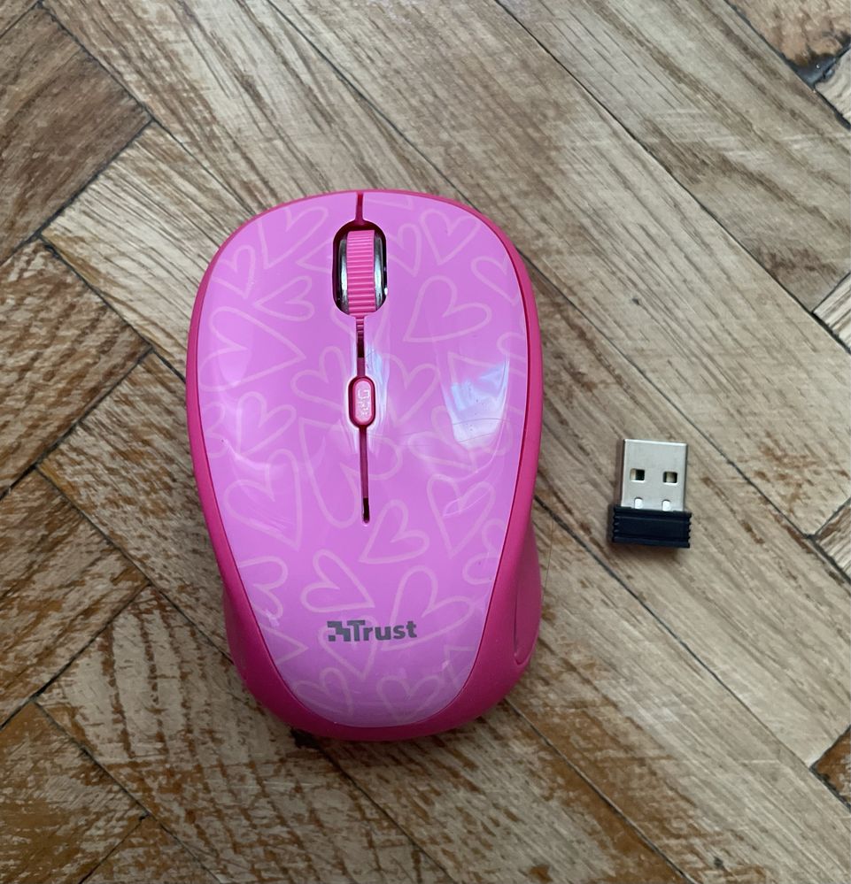 Миша Trust Yvi FX Wireless Pink Мишка Компьютерная