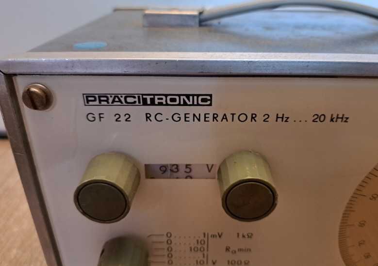 Pracitronic GF 22 - generator 2Hz - 20kHz.