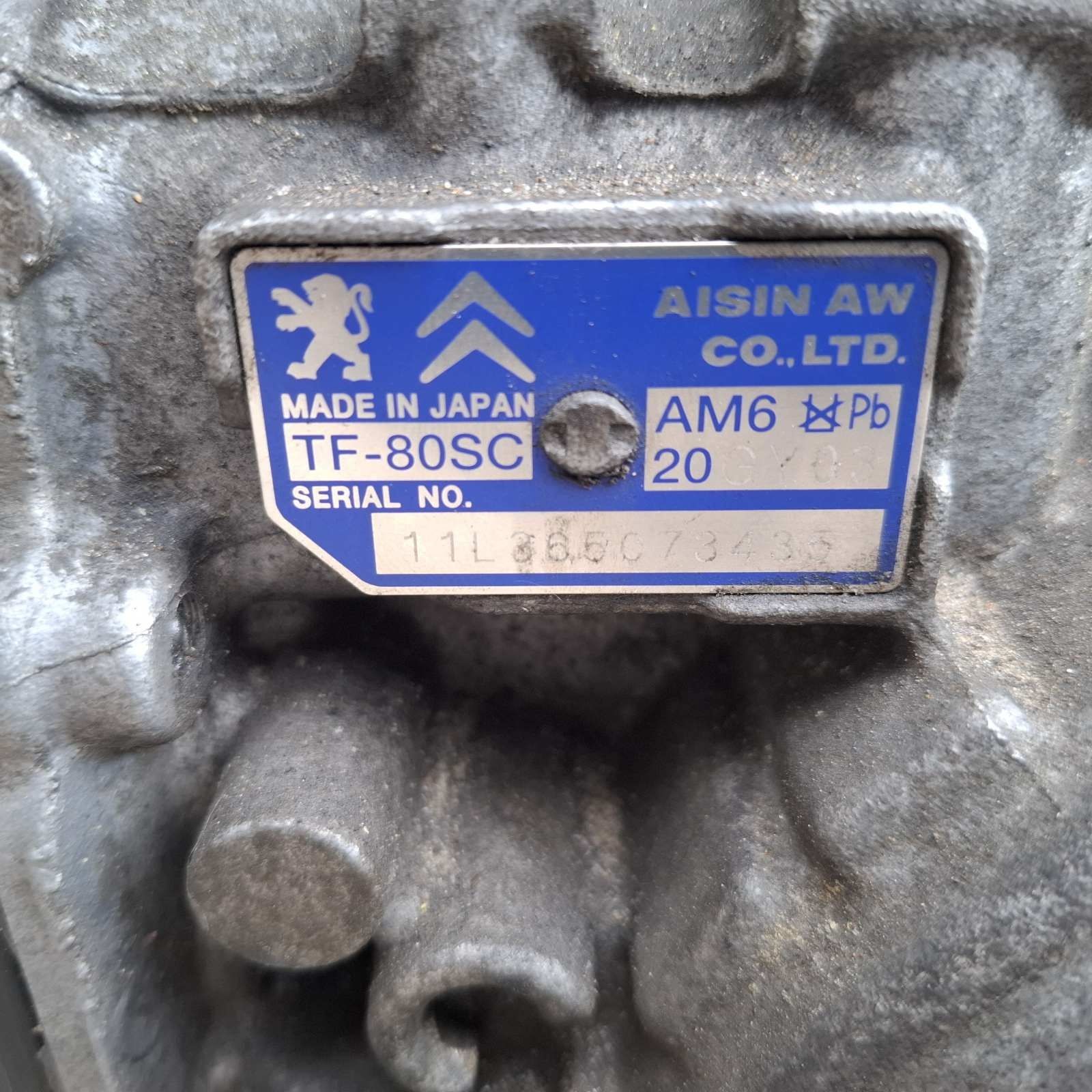 Коробка АКПП автомат TF80SC AISIN
