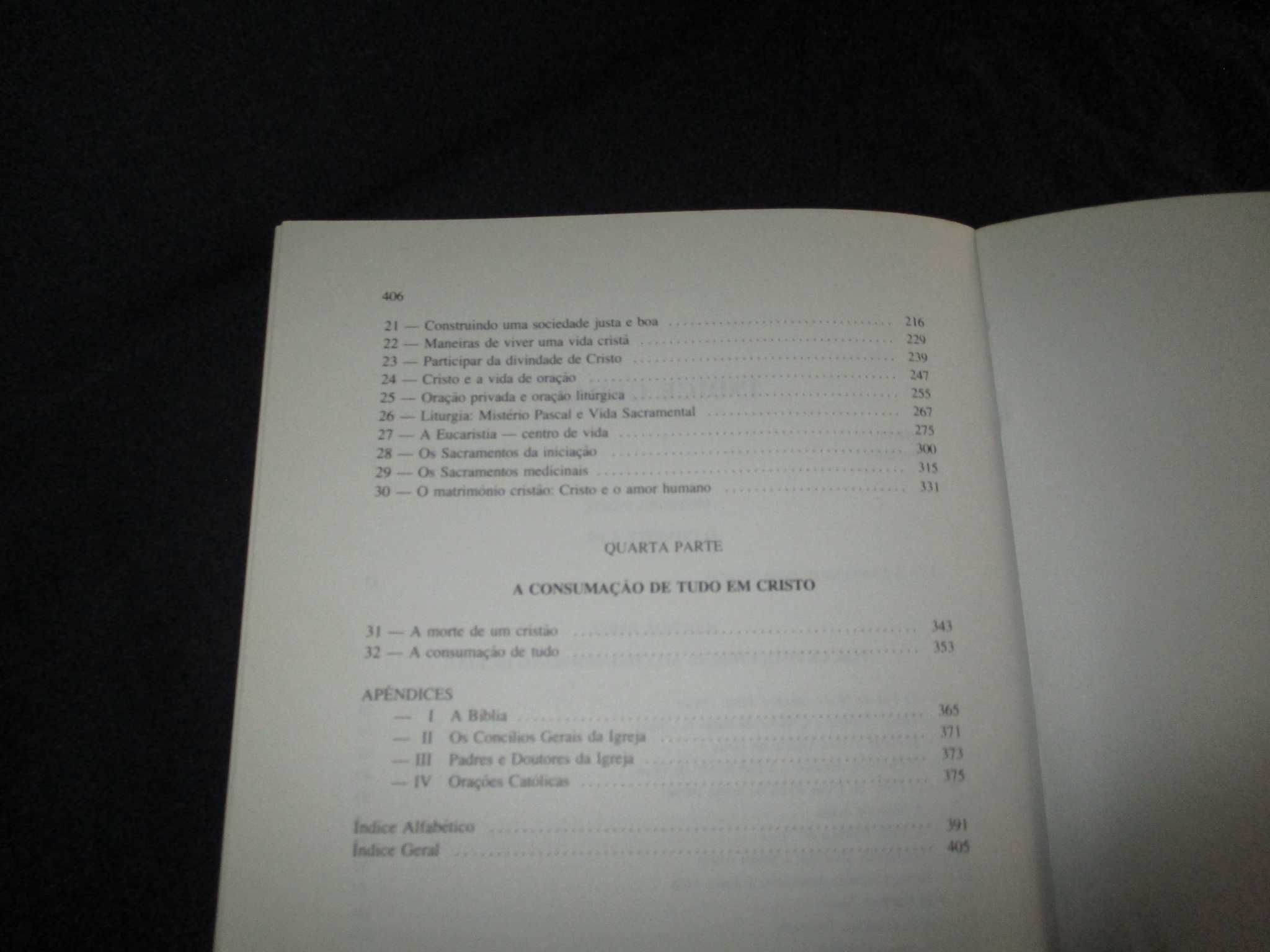 Livro A Mensagem de Cristo Catecismo Católico para Adultos