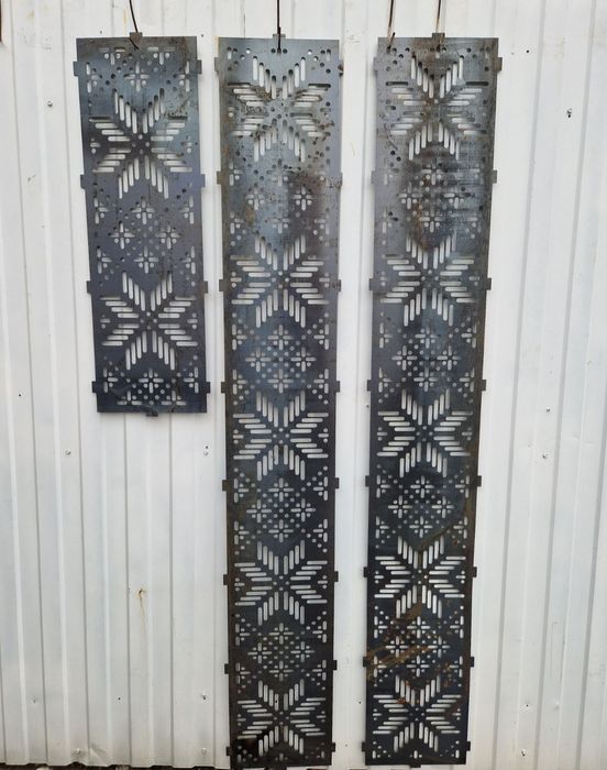 Лазерна різка металу Декоративні металеві вставки Ворота жалюзі Паркан