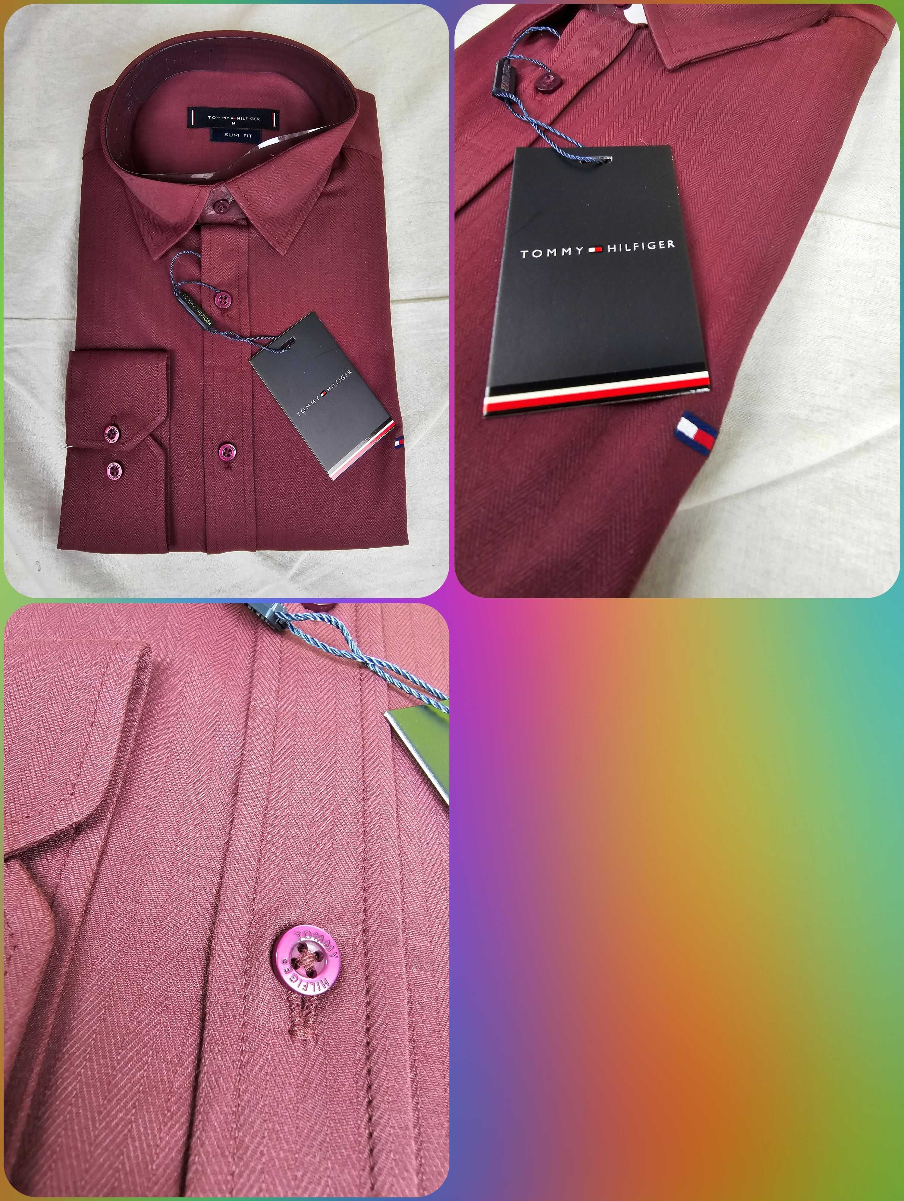 Koszula męska gładka Gant Ralph Lauren premium