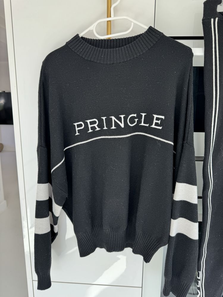 H&M Pringle komplet legginsy sweter S M