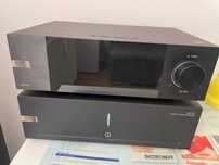 ever solo dmp A6, Wzmacniacz ever solo, kolumny monitor audio silver.