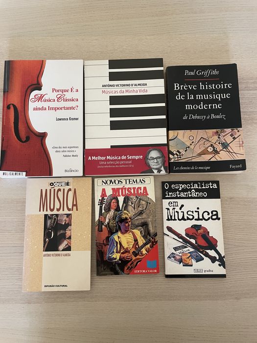 6 livros sobre Música