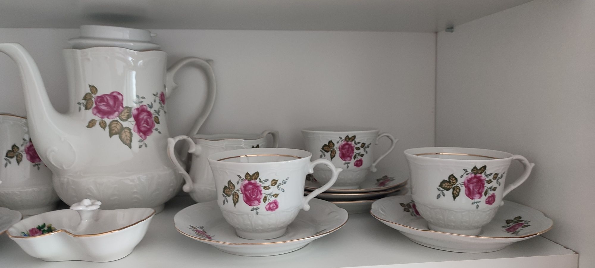 Serwis kawowy Porcelana Włocławek Karolina