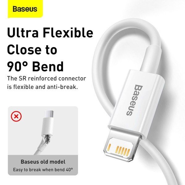 Кабель з чіпом для iPhone Baseus USB to Lightning 1.5 M Швидка Зарядка