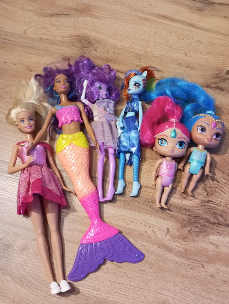 Lalki Barbie shimmer and shine i little pony