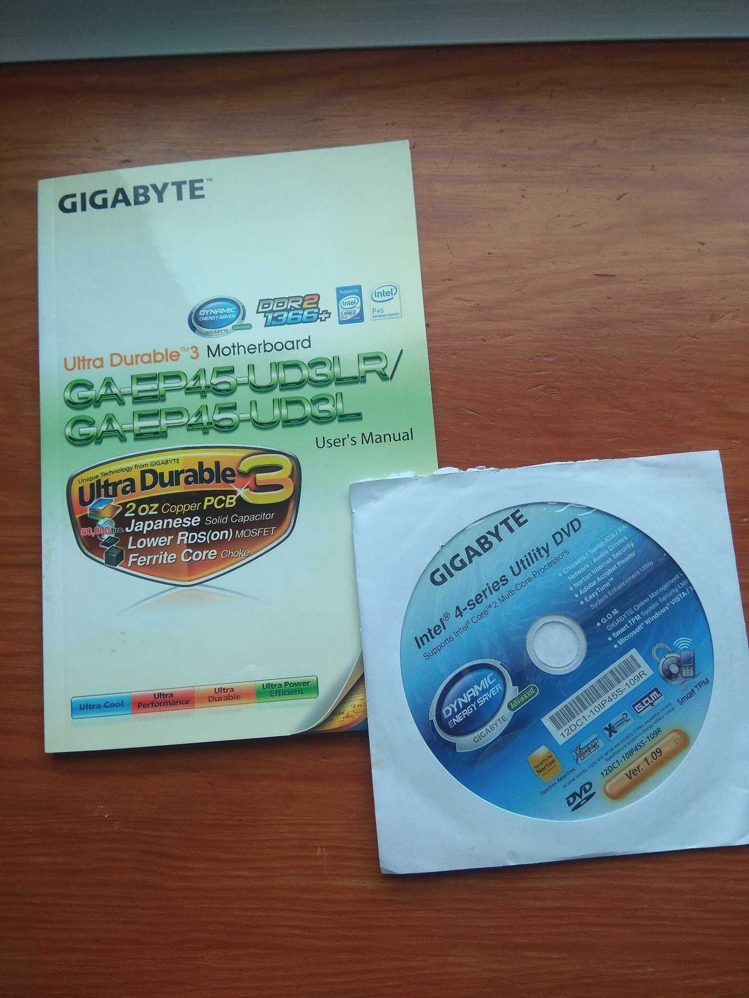 gigabyte ep45 ud3lr + procesor