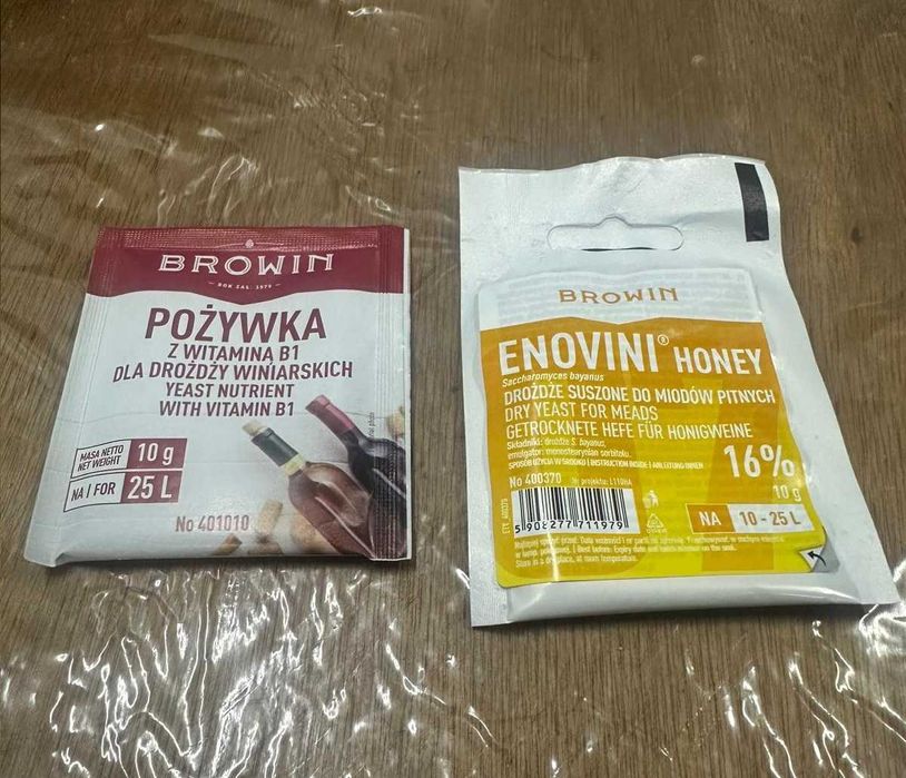 Levedura e Nutriente, o pack ideal para a fermentação do teu HIDROMEL!