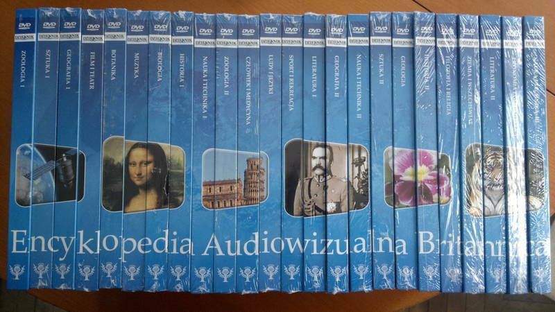 Encyklopedia Brytania dvd nowy 24 tomy cała