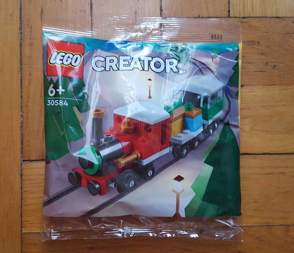 LEGO 30584 - 10 sztuk, Świąteczny pociąg z serii: Creator 15zł/sztukę