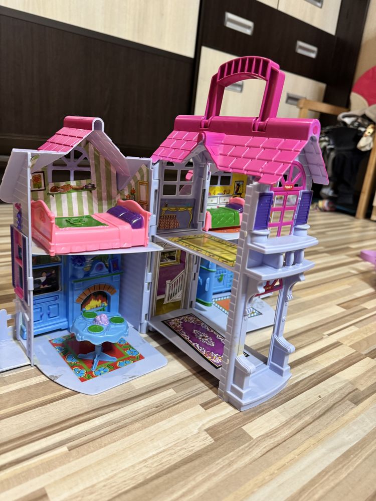 Кукольный дом домик игрушечный мебель игрушки