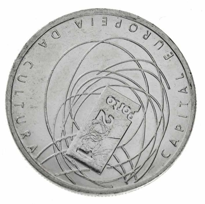 PRATA - Cinco moedas de 500$00