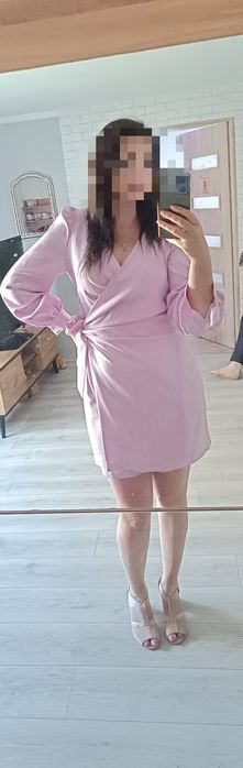 Elegancka sukienka kopertowa