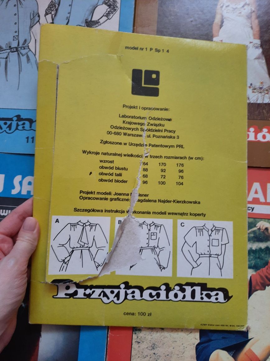 Wykroje i hafty wzory