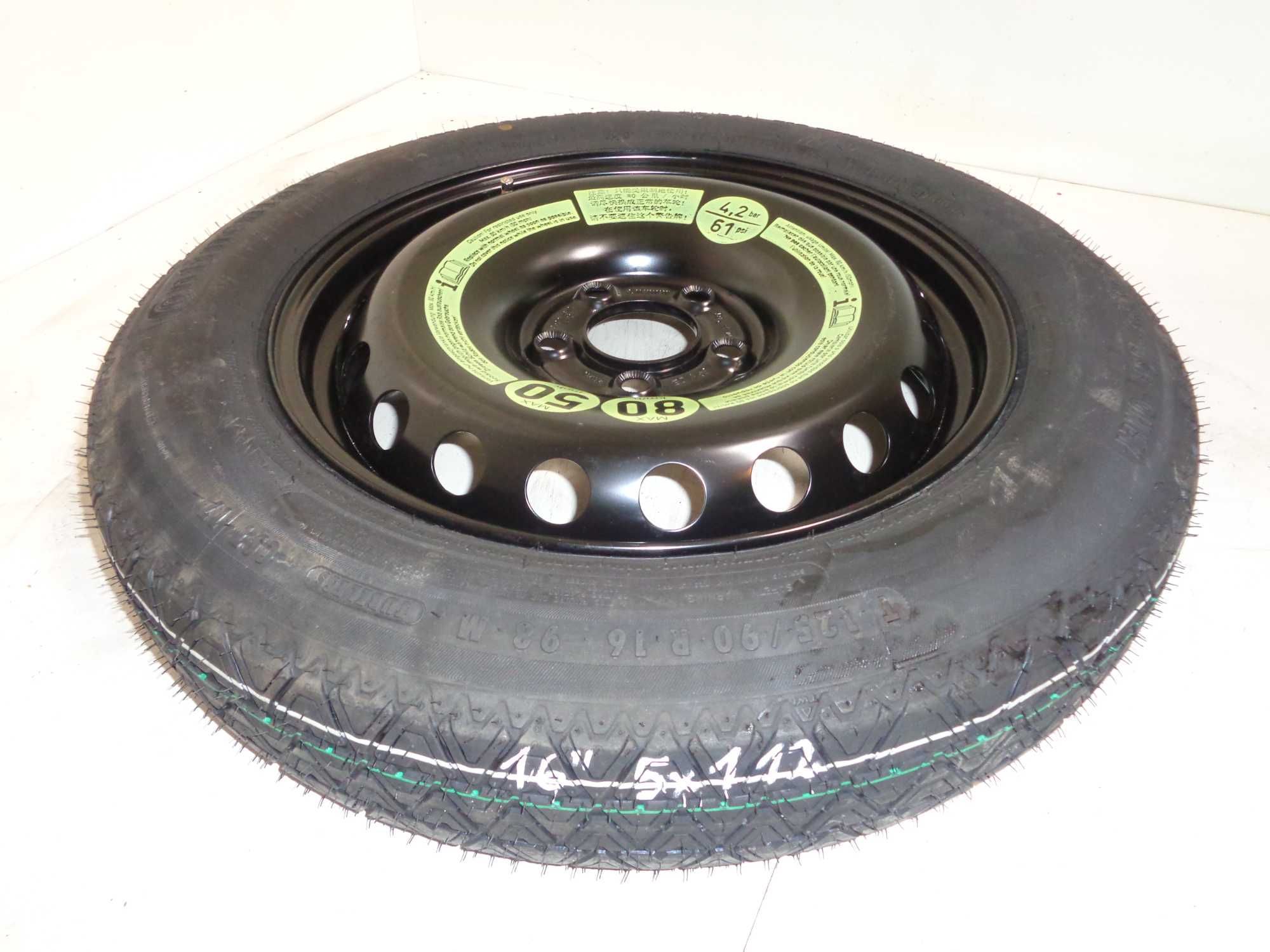 Koło dojazdowe 16 5x112 Mercedes A B C KLASA