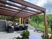 Nowoczesne zadaszenie tarasu - pergola tarasowa, ogrodowa, premium