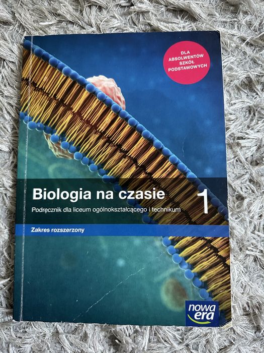 Biologia na czasie 1 Podręcznik zakres rozszerzony
