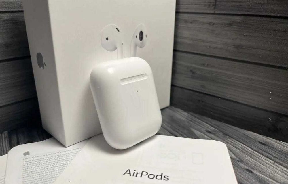 Навушники Airpods 2 Повний 1в1 Динамік і мікрофон працють на відмінно!