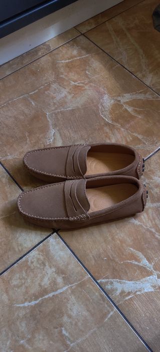 Макасины замшевые