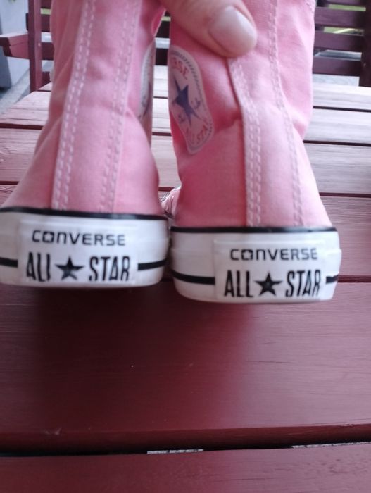 Trampki Converse 37,5 malinowe, różowe