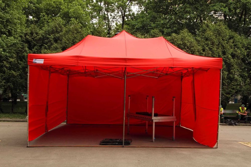 Namioty szybko rozkładane (używane, wzmocniony stelaż stalowy)