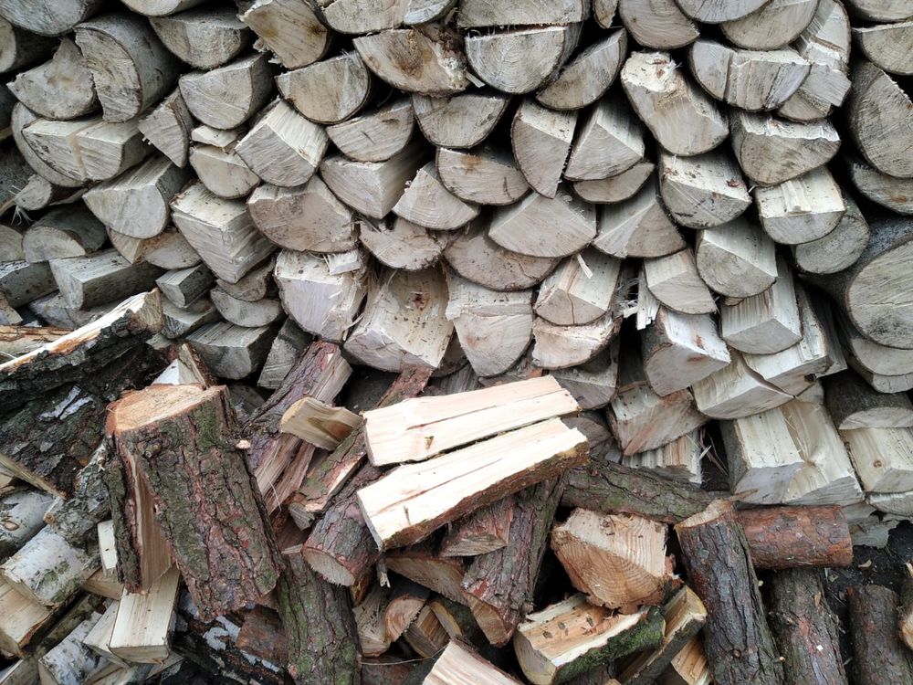 Drewno opałowe mieszane połupane