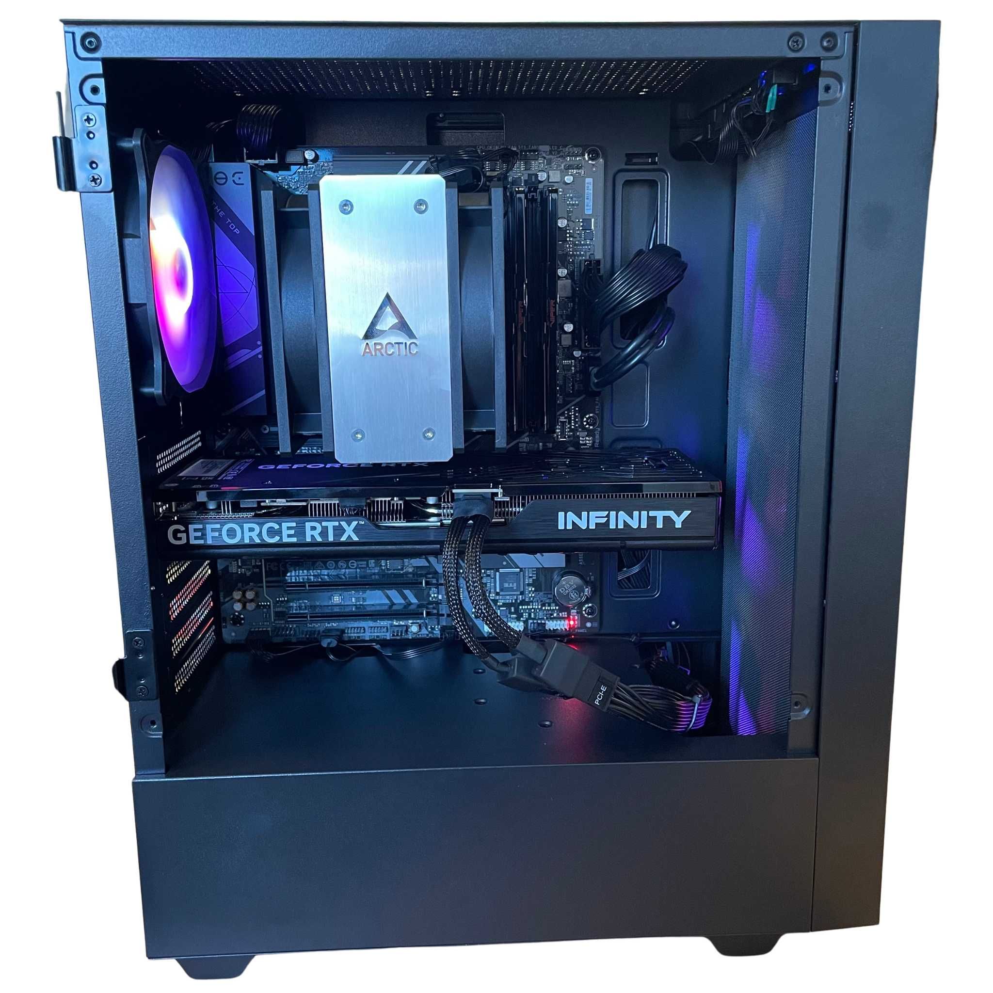 Komputer Gamingowy Ryzen 7 7800X3D RTX 5070 32GB DDR5 2TB M2