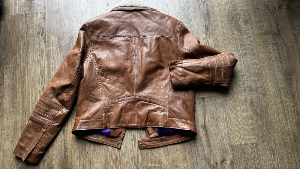 Ochnik, massimo dutti, witchen, kurtka 100% skóra M