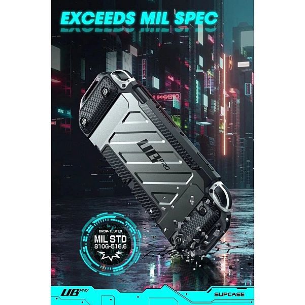 Pancerne Etui Nintendo Switch Oled miejsce Na 5 Kart Supcase Unicorn B