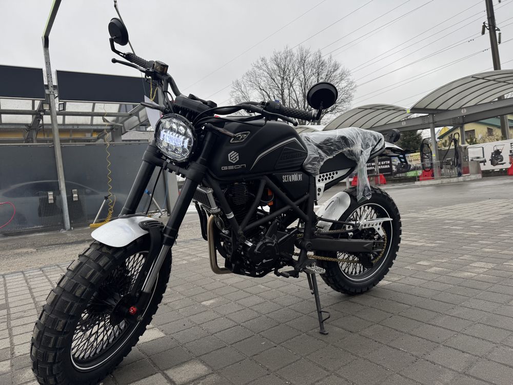 NEW Geon Scrambler 250 4V Matt Black 2025 Кредит/Доставка