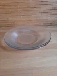 Цена за 3 шт тарелки углубленные стекло стеклянные тарілки тарелочки