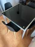 Mesa desdobravel vidro temperado