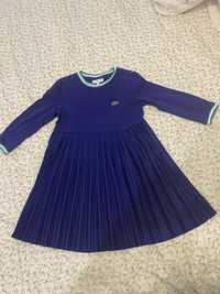 Платье фирменое для девочки 2-4 года Lacoste